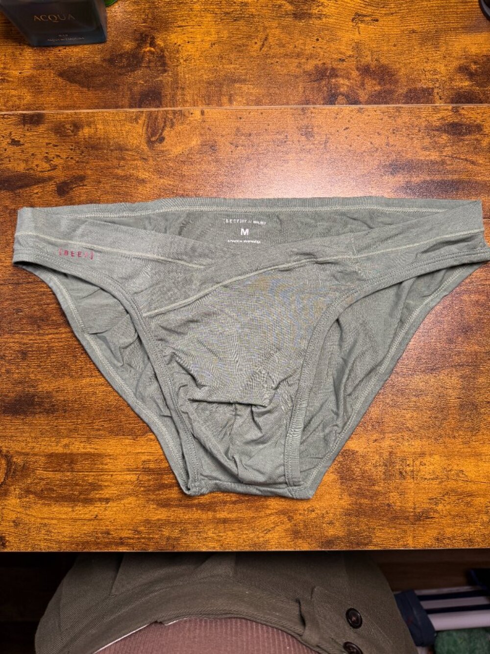 JJ Malibu Soft Modal Criss-Cross Briefs - Green